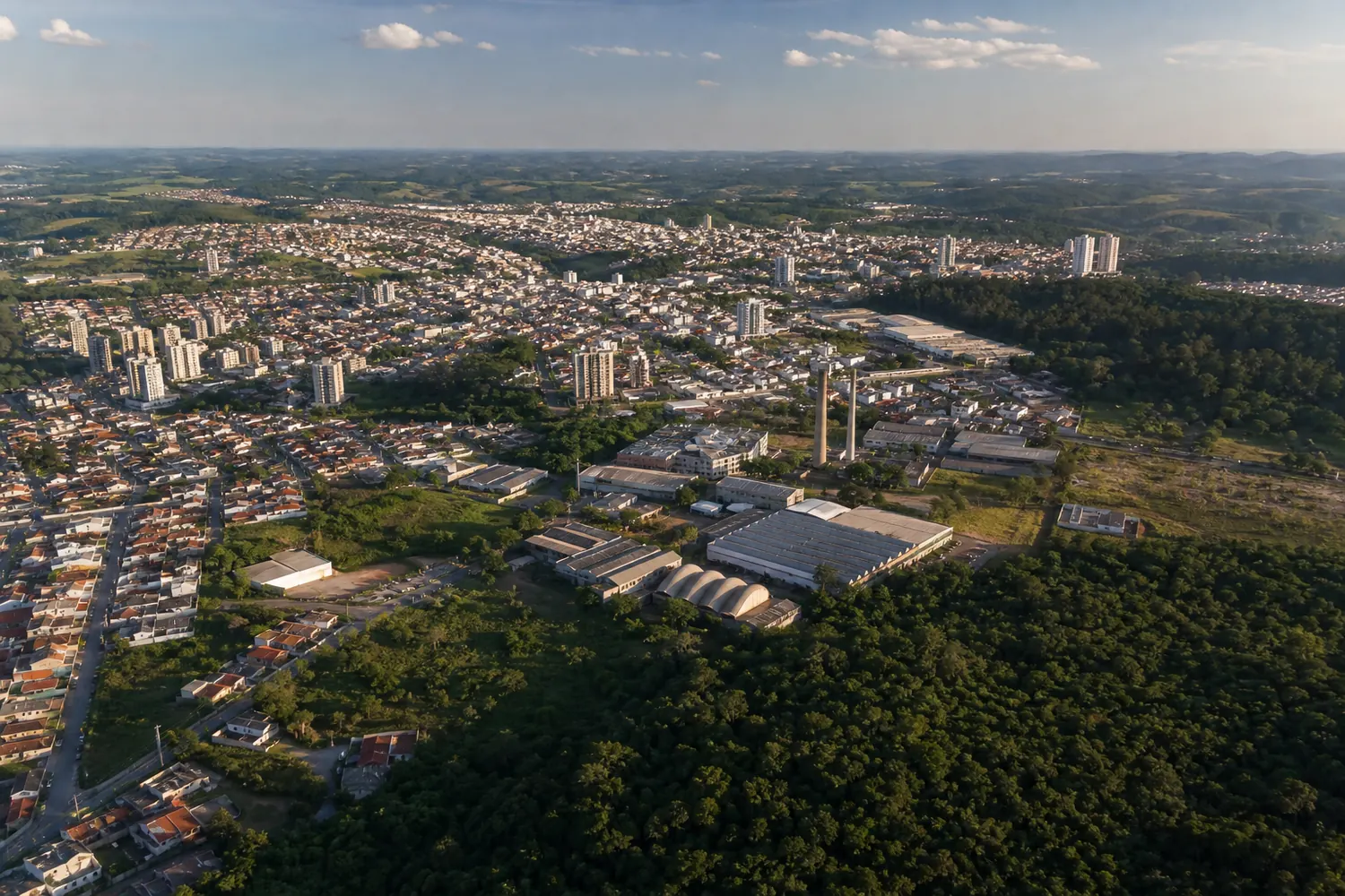 Vista aérea de Votorantim